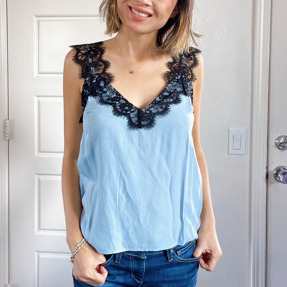 #51 Boho Eyelash lace Tank Top - Picture 3 of 13